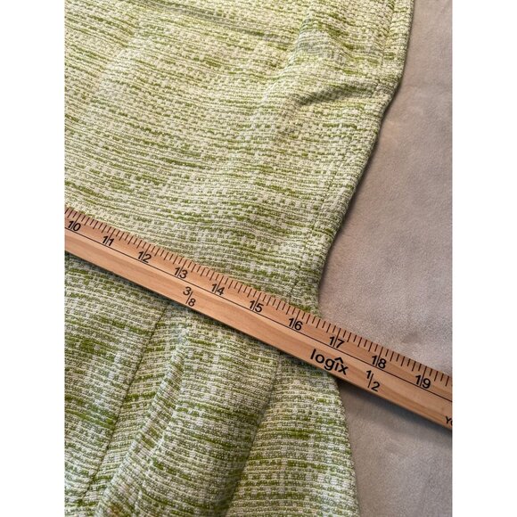 Vtg Alberto Makali Tweed Mermaid Pencil Skirt Ruffle Hem 2 Classic Y2K - Picture 5 of 11